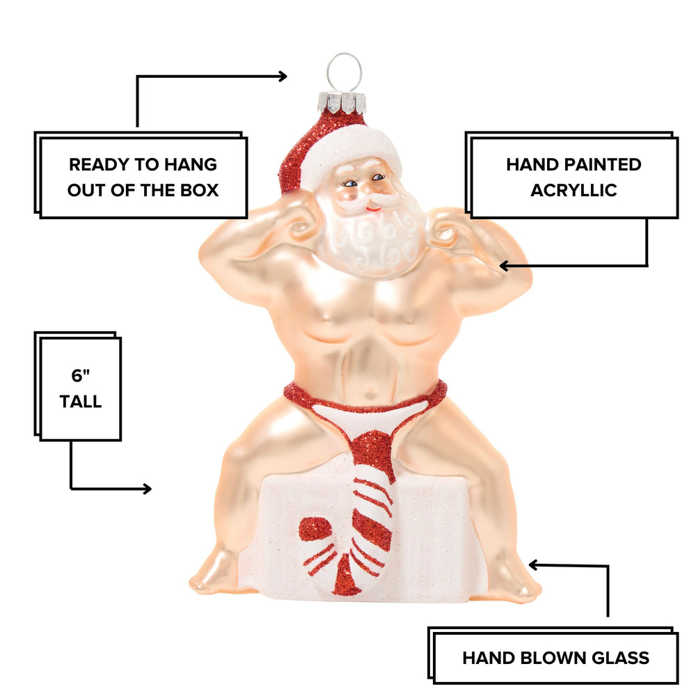 Santa's Thick Candy Cane