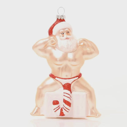 Santa's Thick Candy Cane