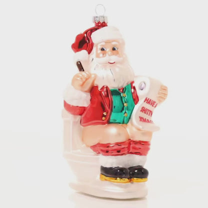 Santa's "Chocolate" Finger